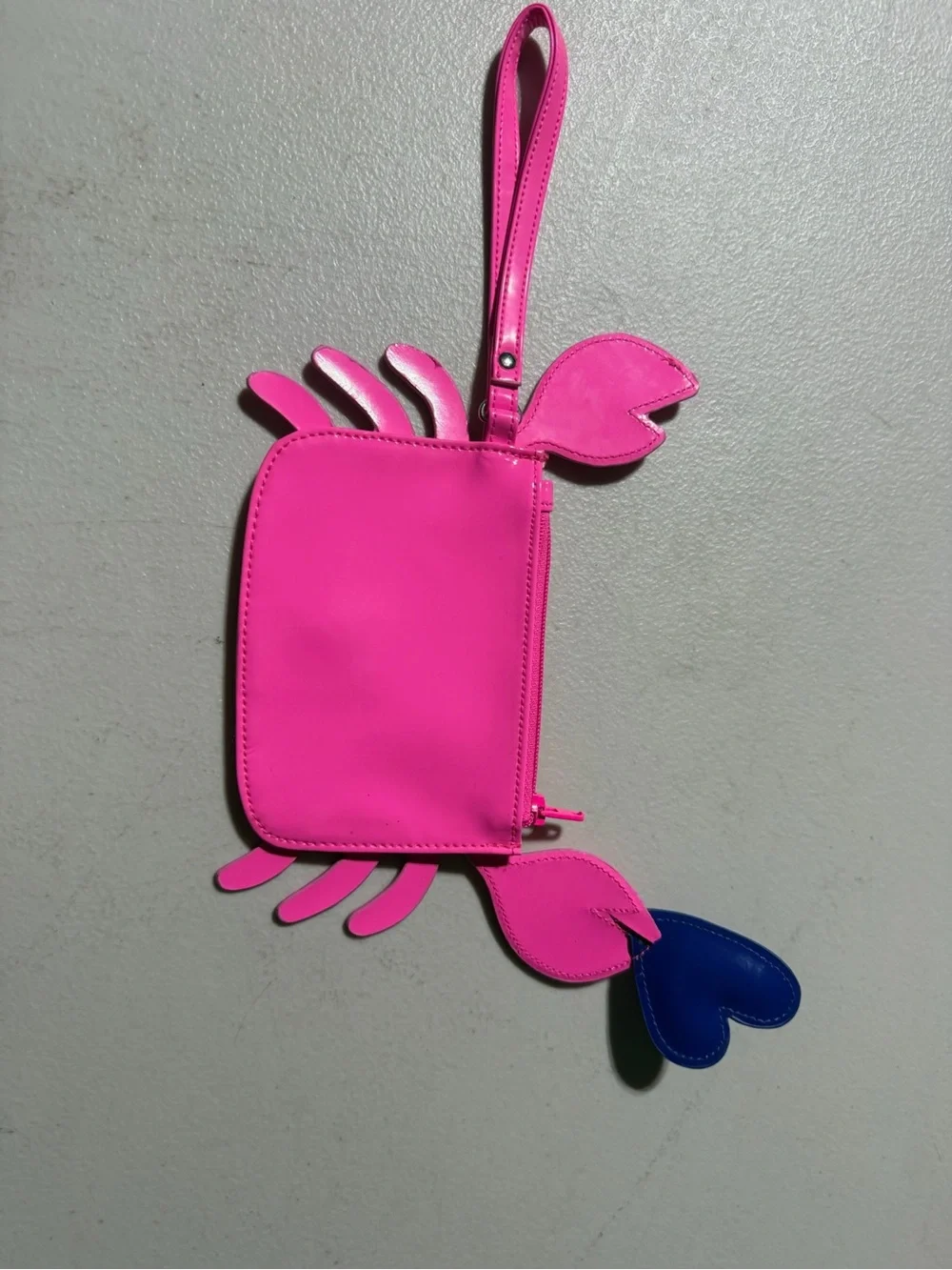 EUC Little Girls Gymboree Handbag And Crab Neon Pink Coin Wristlet Bag Set